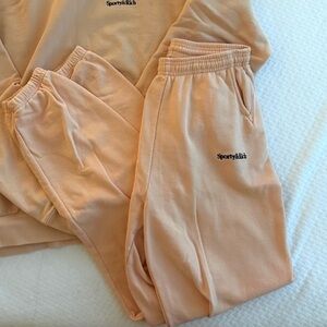 Sporty & Rich Embroidered Logo Sweatpants Joggers